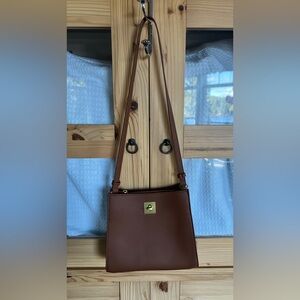 Zara Elegant Tan Crossbody Bag